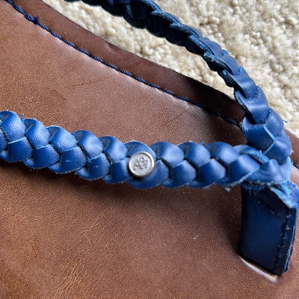 NWT Aeropostale Navy Flipflips - Picture 4 of 4